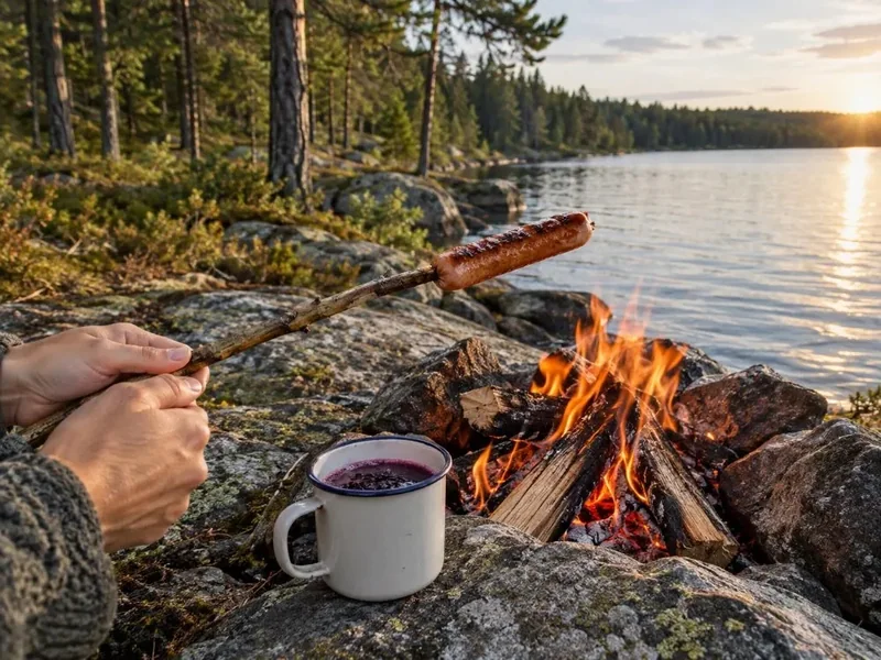 Afternoon in Nuuksio: easy 3 km and campfire sausage
