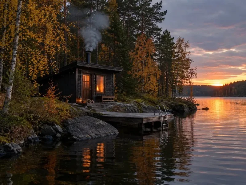 Sipoonkorpi: hiking and smoke sauna from Helsinki